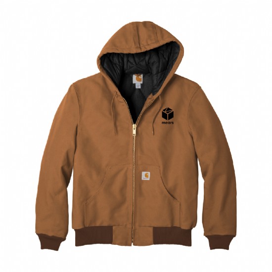 Men's Apparel | Carhartt Quilted-Flannel-Lined Duck Active Jac | 1038 ...